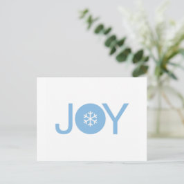 Postal de Navidades de la Alegría Azul