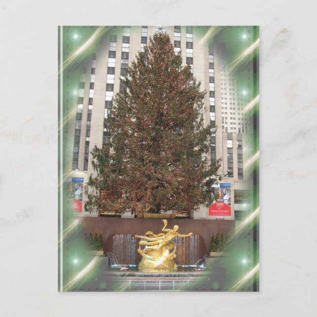 Postal de Navidades de Nueva York (Anverso)