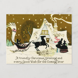 Postal de Navidades de país de Victoria