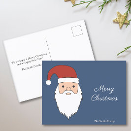 Postal de Navidades de Santa Claus
