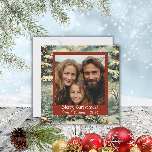 Postal de Navidades fotográficos de árbol de Navid (Subido por el creador)