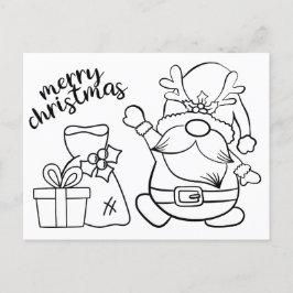 Postal de Navidades Gnome