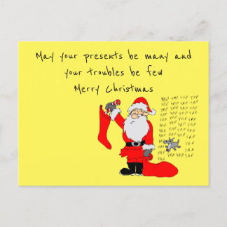 Postal de navidades graciosos