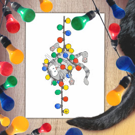 Postal de NAVIDADES KITTY por Nicole Janes