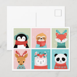 Postal de Navidades pequeños