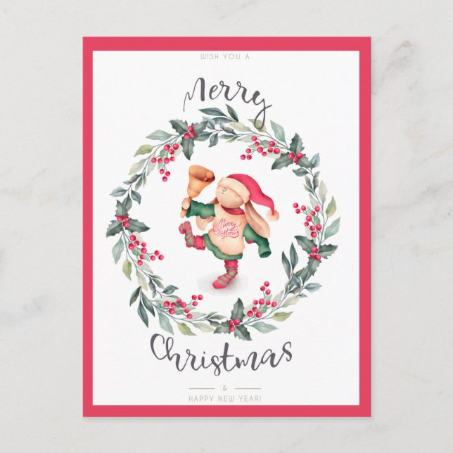 Postal de Navidades pequeños (Anverso)