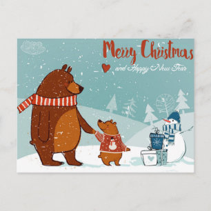 Postal de Navidades pequeños