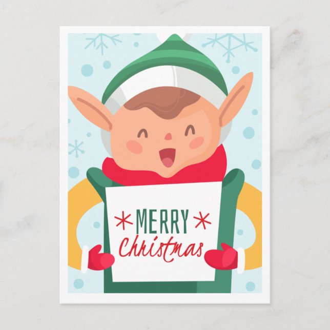 Postal de Navidades pequeños (Anverso)