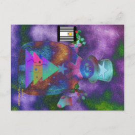 Postal de Navidades "Whimsical Snowman"