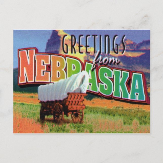 Postal de Nebraska (Anverso)