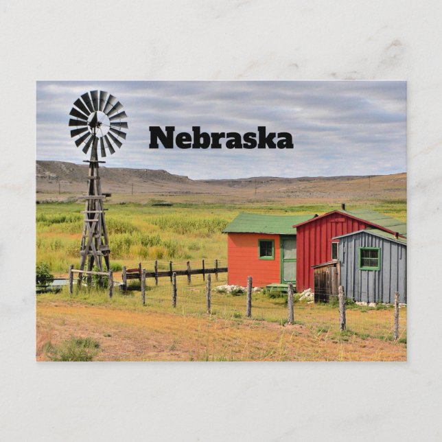 Postal de Nebraska (Anverso)