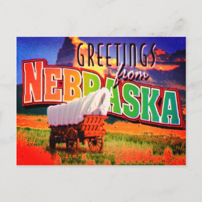 Postal de Nebraska (Anverso)