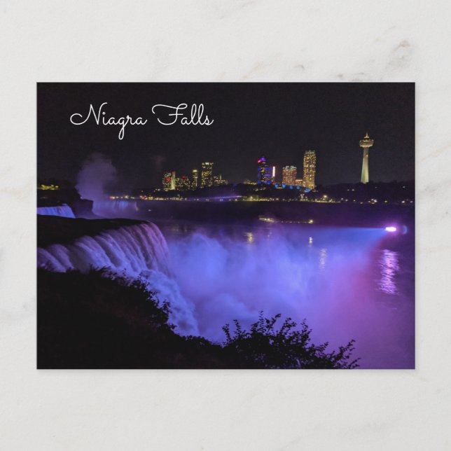 Postal de Niagra Falls (Anverso)