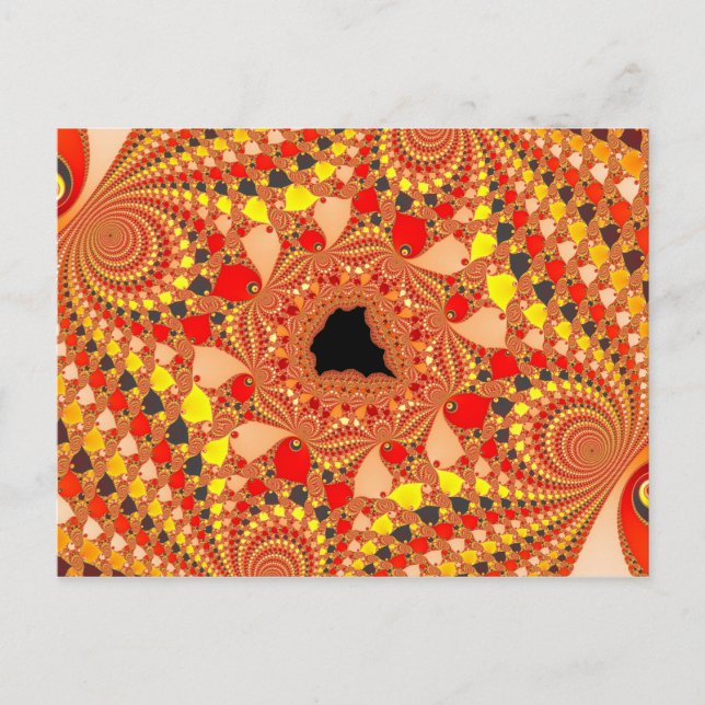 Postal De ninguna manera - Fractal (Anverso)