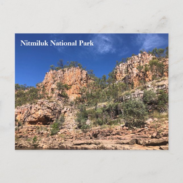 postal de nitmiluk katherine gorge (Anverso)