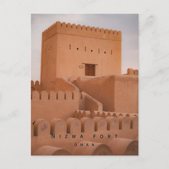 postal de Nizwa Fort (Anverso)