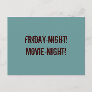 Postal de noche de película