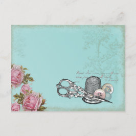 Postal de nociones de costura