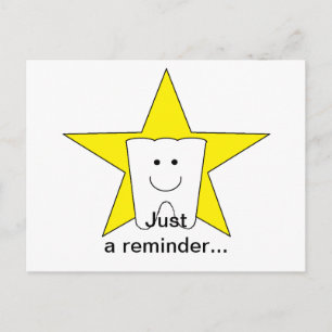 Postal de nombramiento "dental"