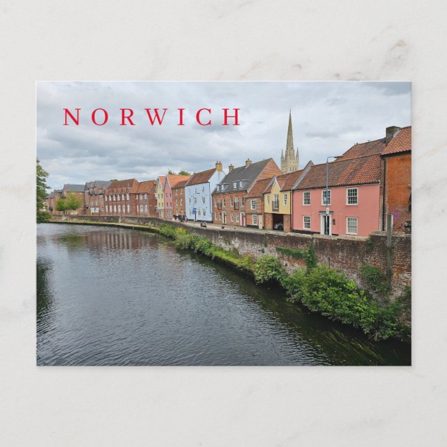 postal de Norwich River (Anverso)