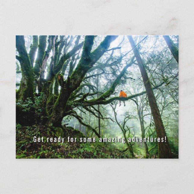 Postal de notas de profesores de aventuras asombro (Anverso)