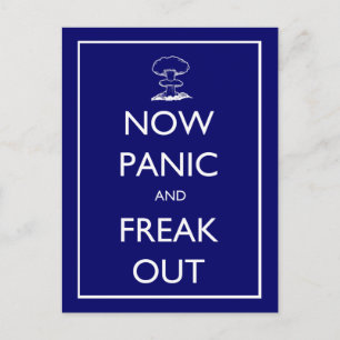 Postal de 'Now Panic and Freak Out'
