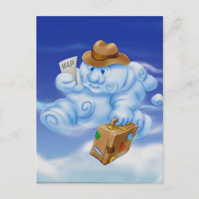 Postal de nube Jingle Jingle Little Gnome (Anverso)