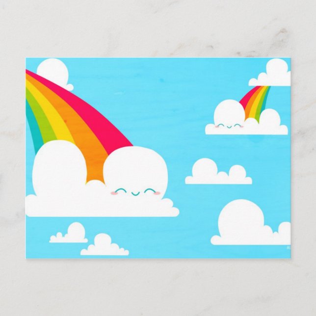 Postal de nubes (Anverso)