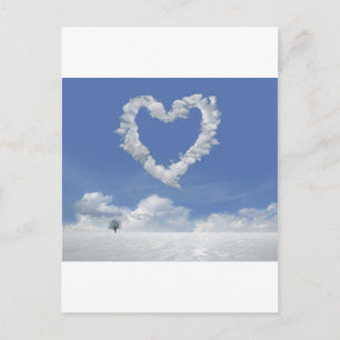 postal de nubes de amor