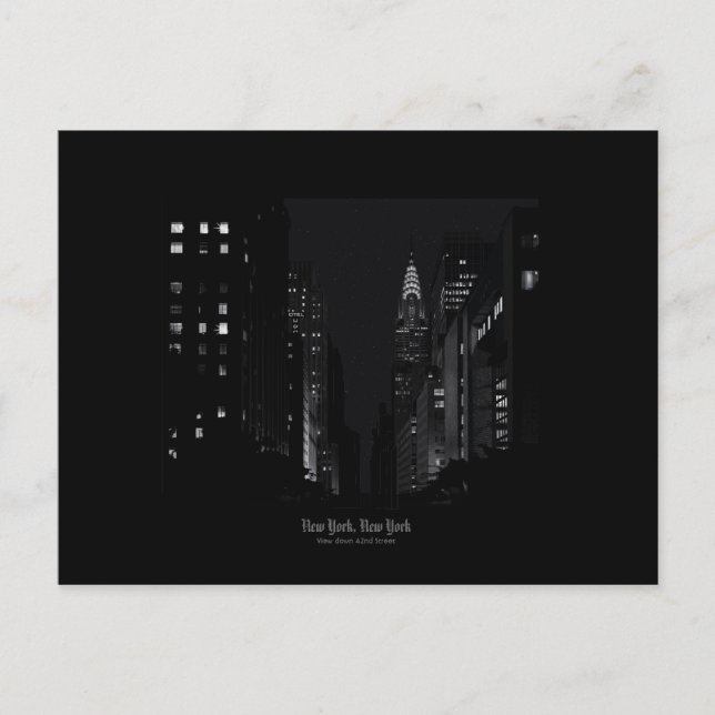 Postal de Nueva York (Anverso)