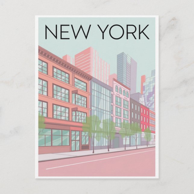 Postal de Nueva York (Anverso)