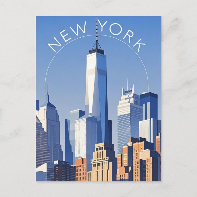 Postal de Nueva York (Anverso)