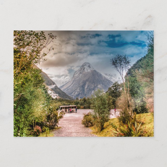 Postal de Nueva Zelanda (Anverso)