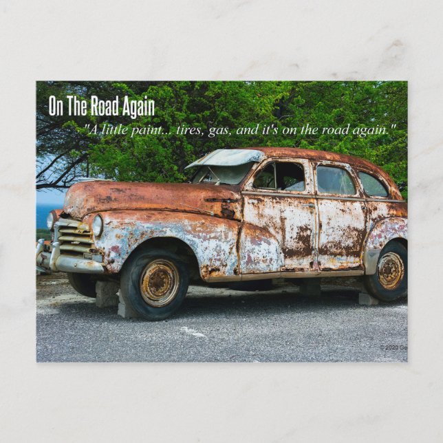 Postal De Nuevo En El Camino. (Anverso)