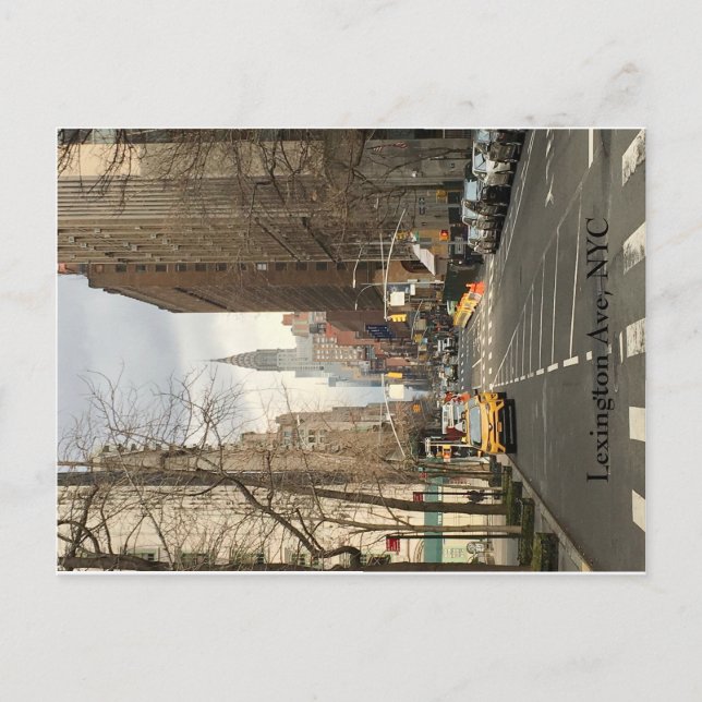 Postal de NYC Lexington y Chrysler (Anverso)