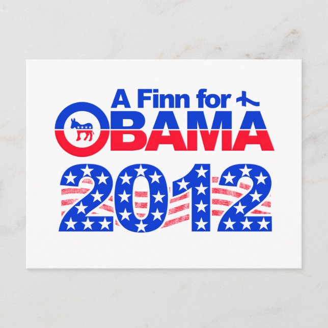 postal de OBAMA 2012 (Anverso)
