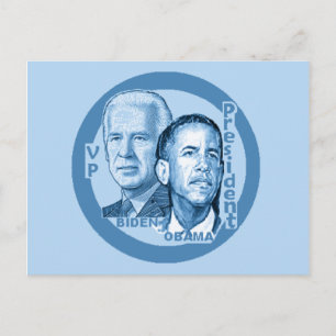 Postal de Obama Biden