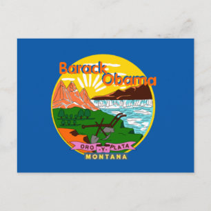Postal de Obama Montana