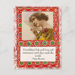 Postal de oferta de amistad de Pam Brown