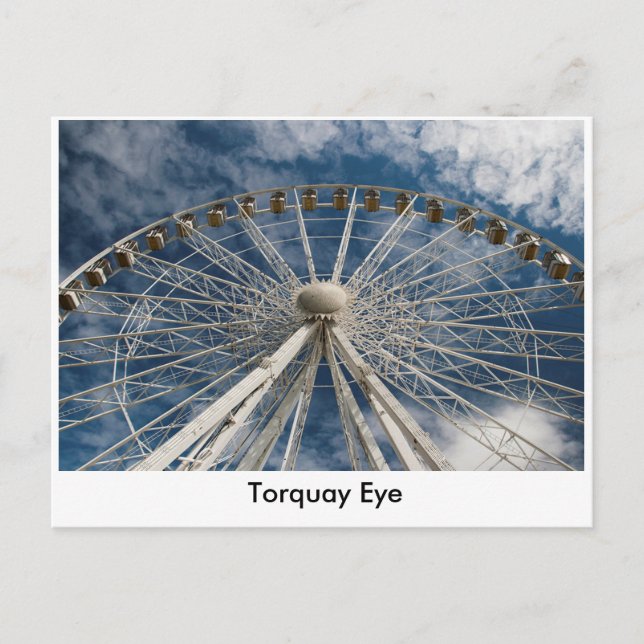 Postal de ojos de torquay (Anverso)
