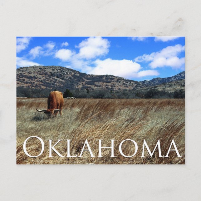 Postal de Oklahoma Prairie (Anverso)