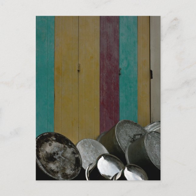 Postal de ollas y de postigos (Anverso)