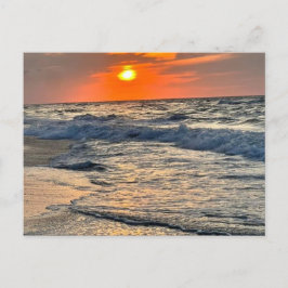 Postal de ondas de onda y de disquete