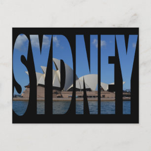 Postal de ópera de Sidney