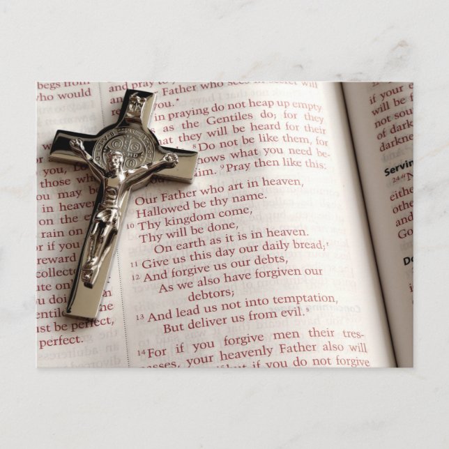 postal de oración de los señores (Anverso)