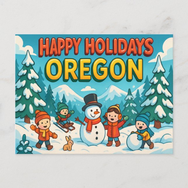 Postal de OREGON (Anverso)