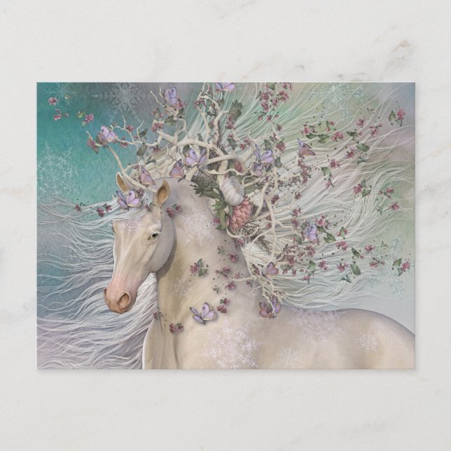 Postal de oro de invierno (Anverso)