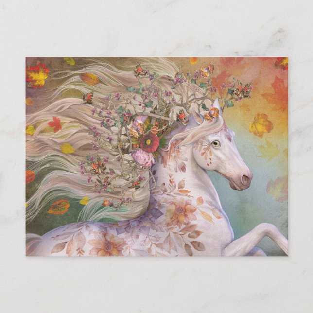 Postal de oro de otoño (Anverso)