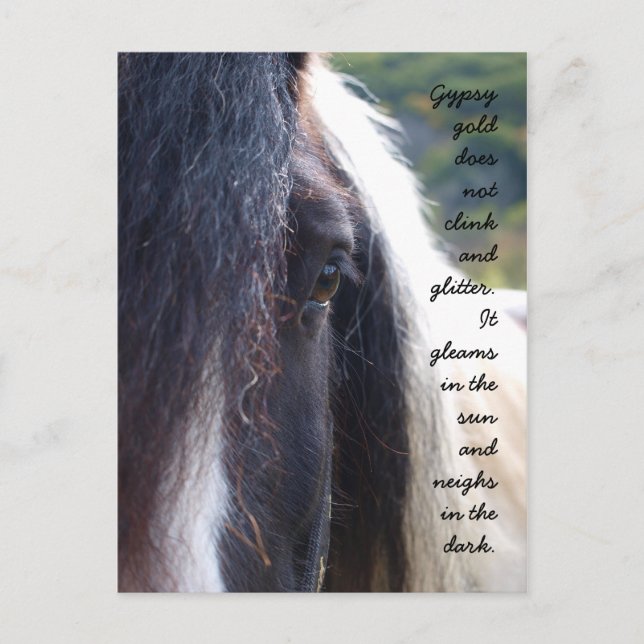 Postal de oro gitano (Anverso)