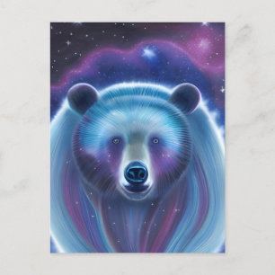 Postal de oso cósmico